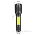 Customized Waterproof COB Mini Zoomable LED Flashlight